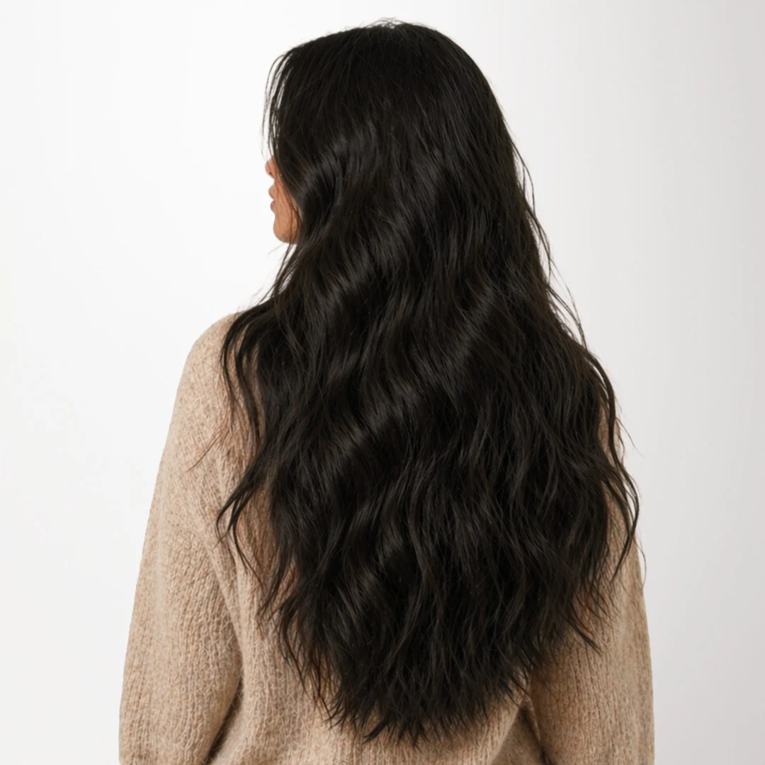 Natural Black (1B) Butterfly Weft Hair Extensions (100g-160g) - Image 11