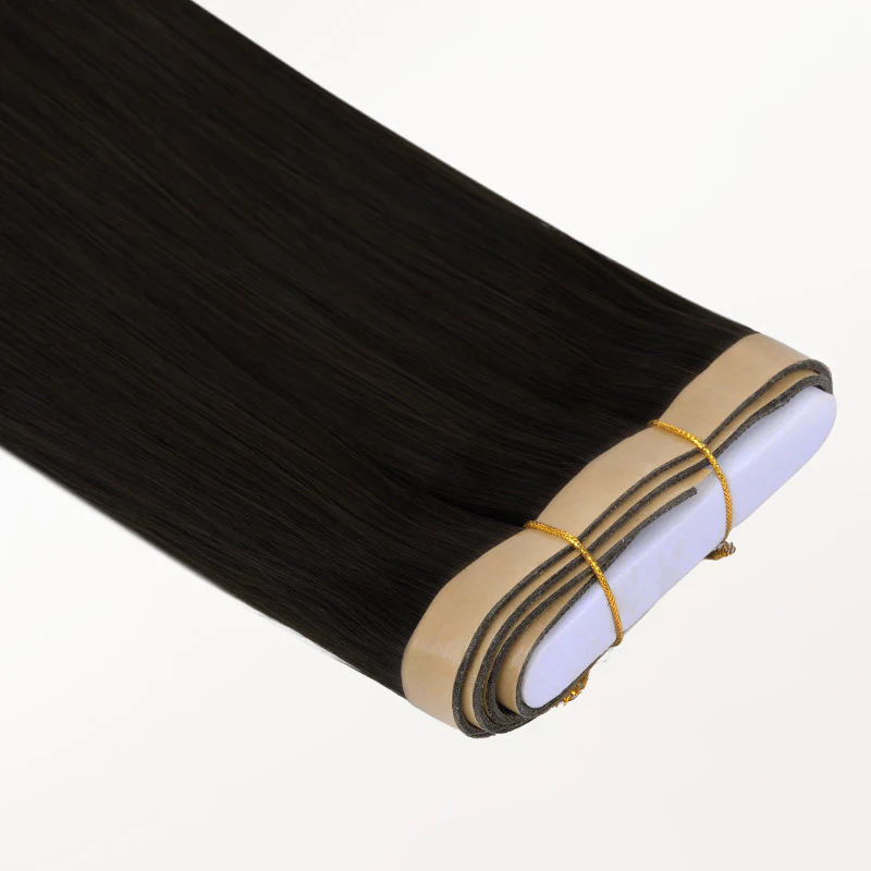 Natural Black (1B) Genius Tape Weft Hair Extensions 60g - Image 16