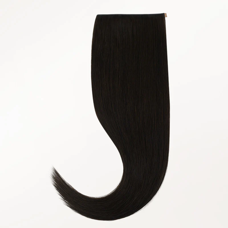 Natural Black (1B) Genius Tape Weft Hair Extensions 60g - Image 21