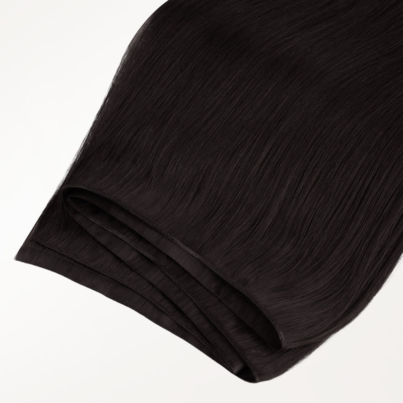 Natural Black (1B) Genius Tape Weft Hair Extensions 60g - Image 6