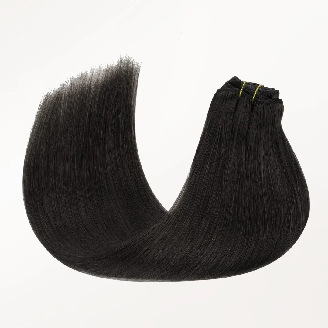Natural Black (1B) Thick Classic Clip-Ins 150g [Clearance] - Image 6