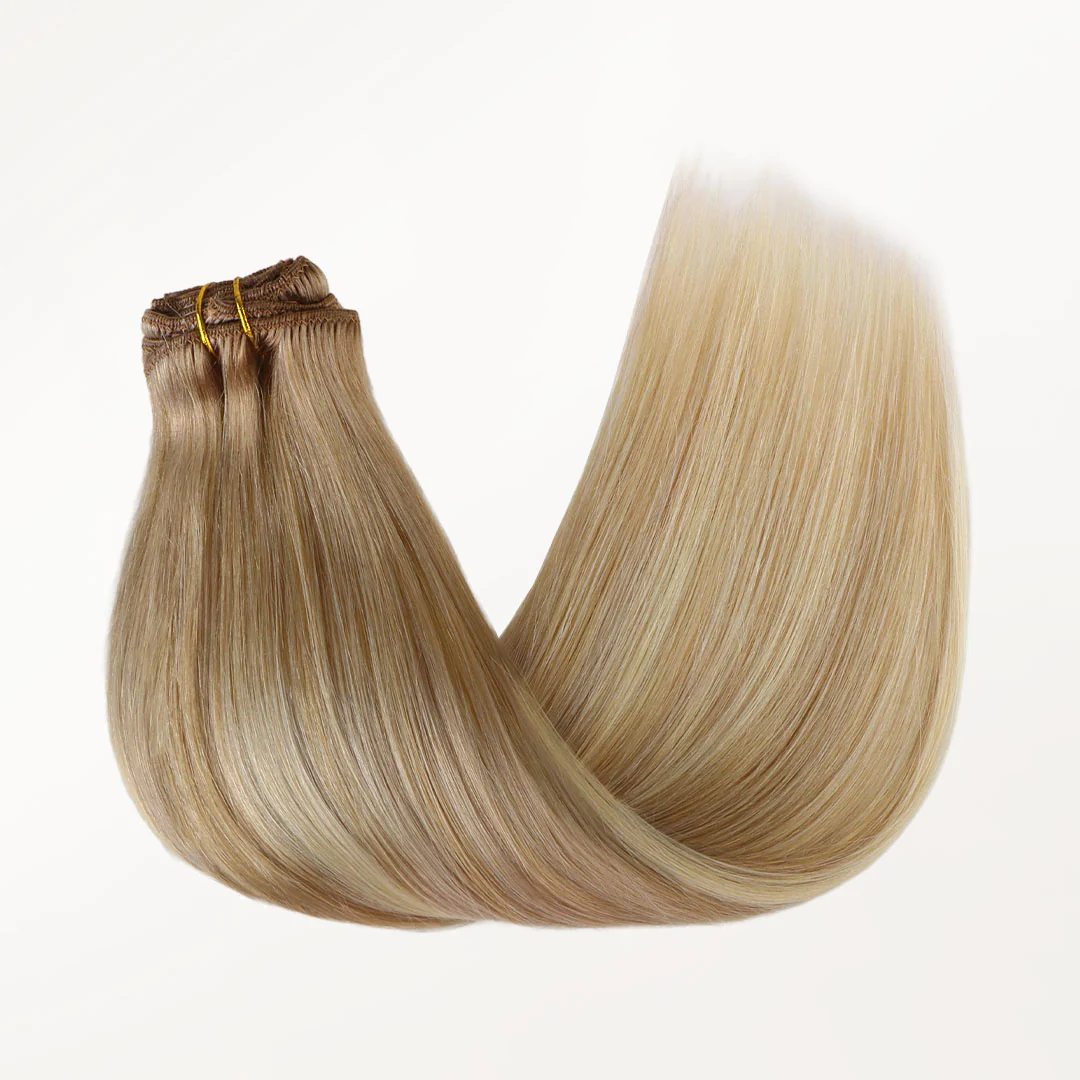 Natural Blonde Balayage (18ET90A) Classic Clip-Ins (120g-130g) - Image 4