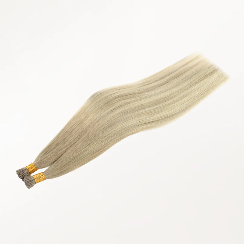 Natural Blonde Balayage (18ET90A) I-Tip Hair Extensions 50g - Image 6