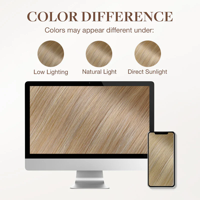 Natural Blonde Balayage (18ET90A) Classic Clip-Ins (120g-130g) - Image 9
