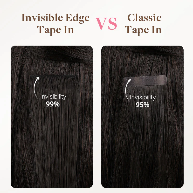 Dark Brown Balayage (2/6/2) Invisi Edge Tape-Ins 50g - Image 3