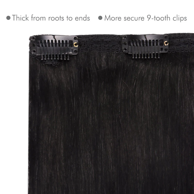Double Drawn Classic Clip ins - Image 13