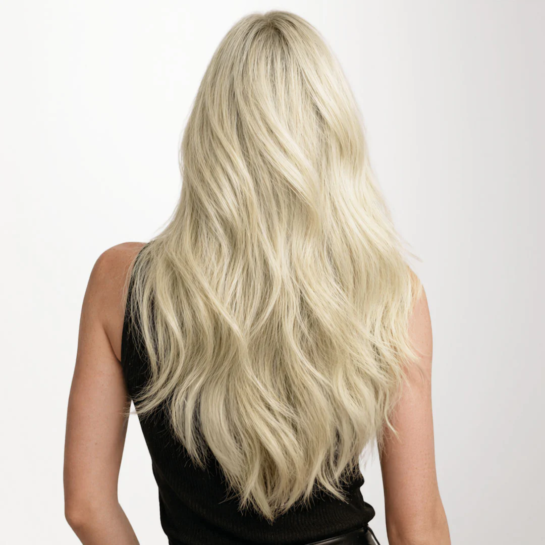 Platinum Blonde (60A) Butterfly Weft Hair Extensions (100g-160g) - Image 11