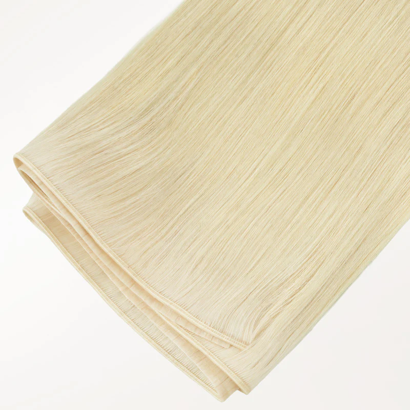 Platinum Blonde (60A) Genius Weft Hair Extensions (50-120g) - Image 16