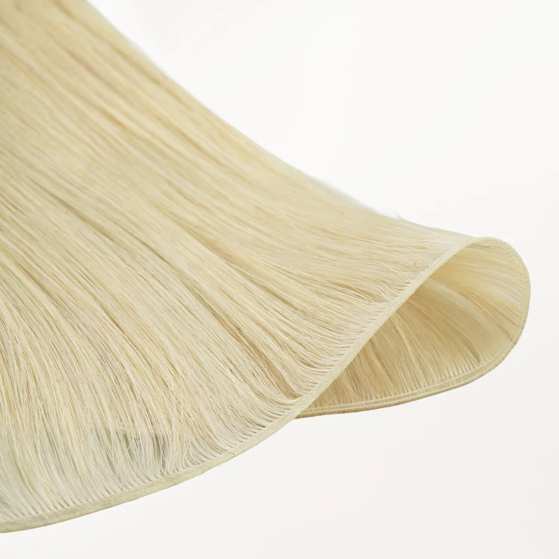 Platinum Blonde (60A) Genius Weft Hair Extensions (50-120g) - Image 7