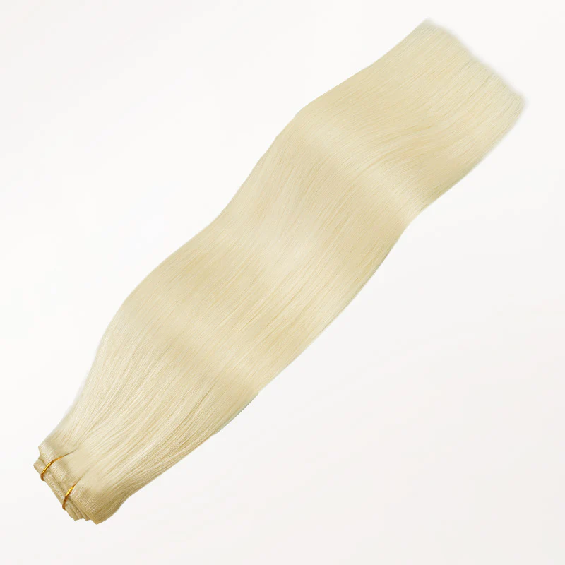 Platinum Blonde (60A) Invisi Edge Seamless Clip-Ins (140g-160g) - Image 8