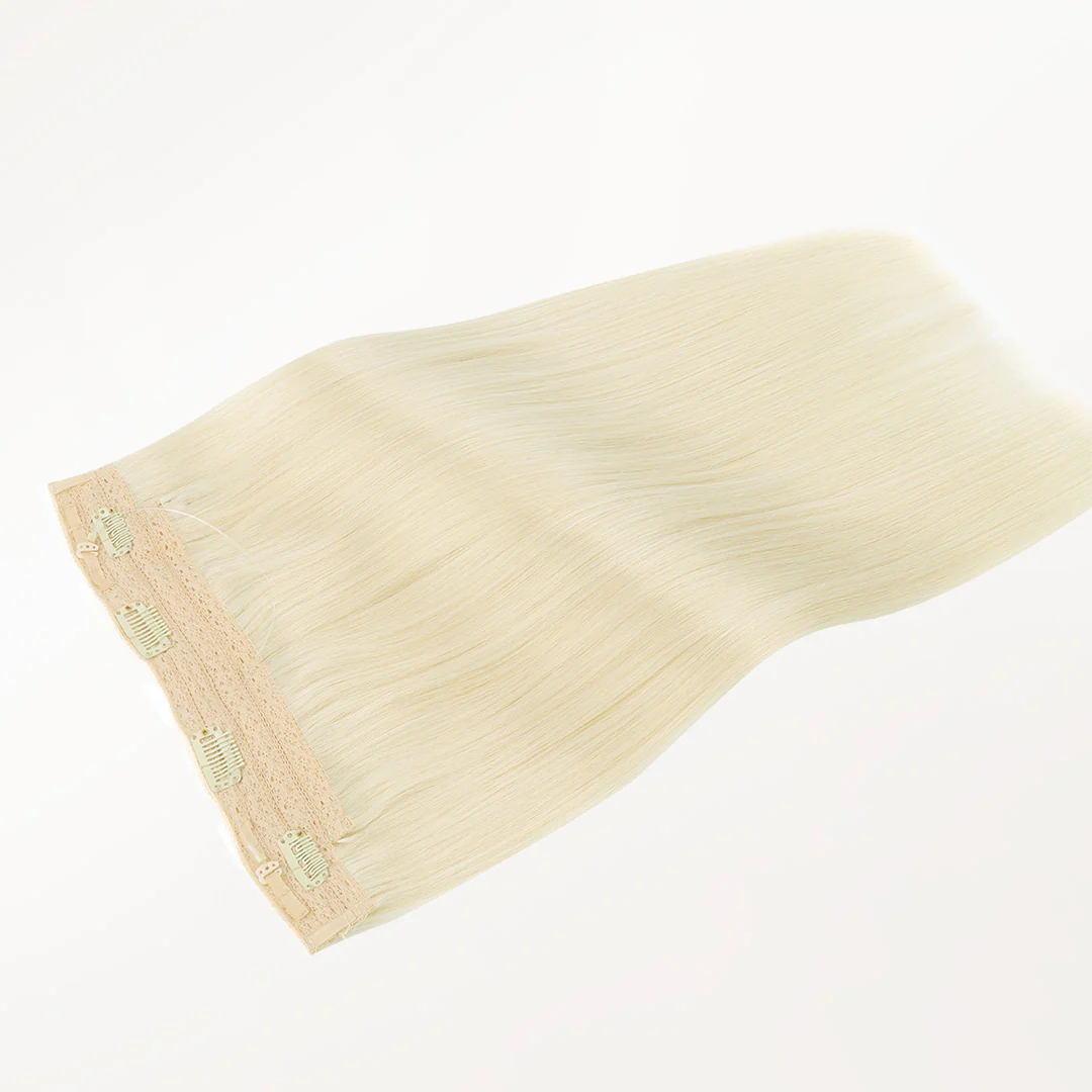 Platinum Blonde (60A) Pro & Wire Hair Extension (70g-140g) - Image 12