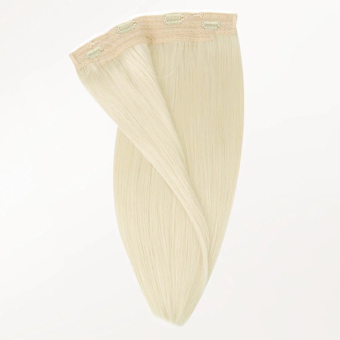 Platinum Blonde (60A) Pro & Wire Hair Extension (70g-140g) - Image 9