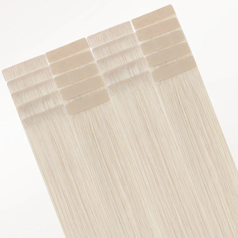Pure Platinum Blonde (1000) Invisi Edge Tape-Ins 50g - Image 4