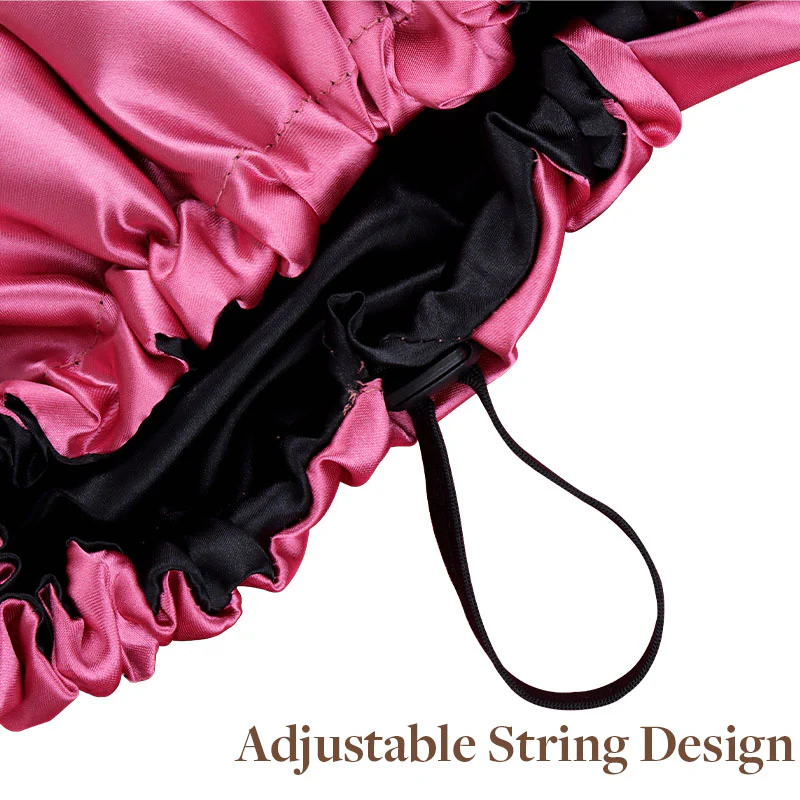 Double-side Satin Sleep Bonnet - Image 8