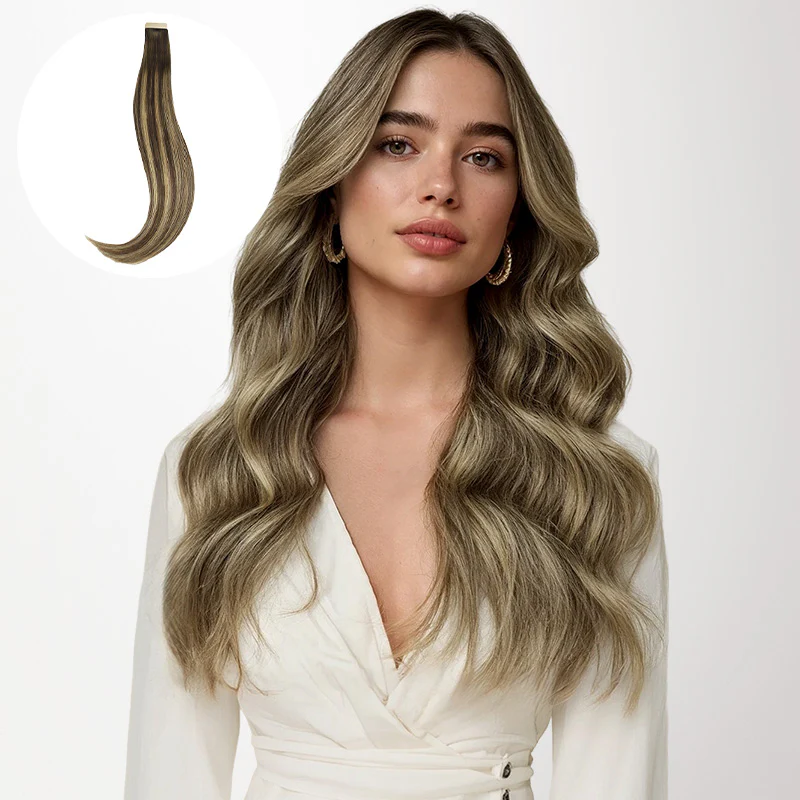 Tape-Ins Hair Extensions Balayage - Image 39