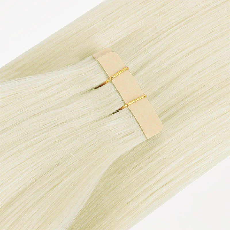 Tape-Ins Hair Extensions Blonde Tones - Image 15