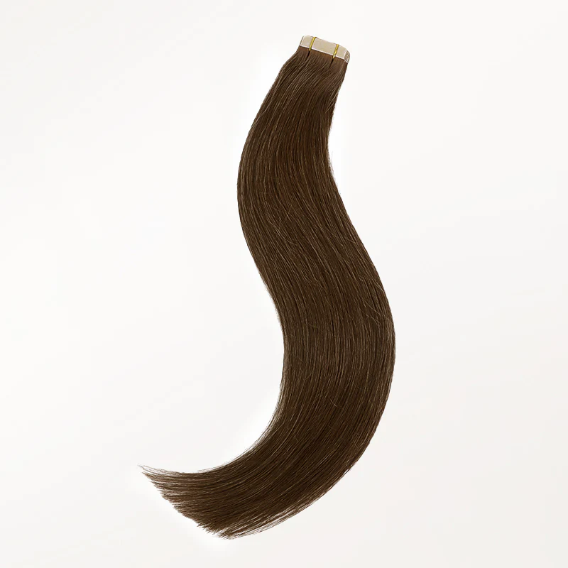 Tape-Ins Hair Extensions Brown Tones - Image 19