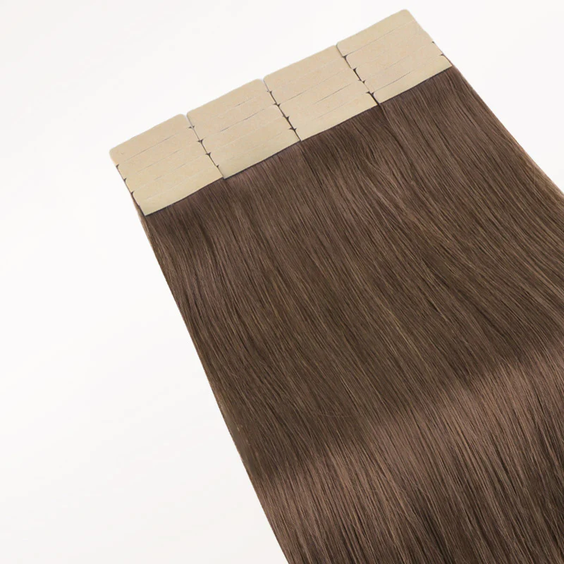 Tape-Ins Hair Extensions Brown Tones - Image 26