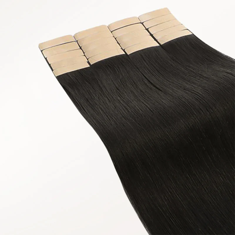 Tape-Ins Hair Extensions Brown Tones - Image 8