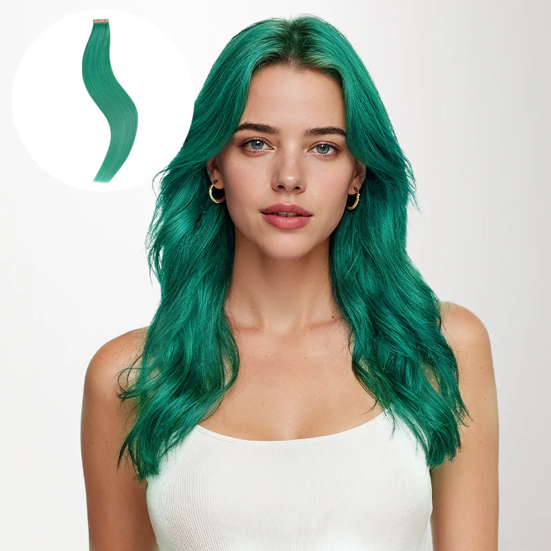 Tape-Ins Hair Extensions Colourful - Image 24