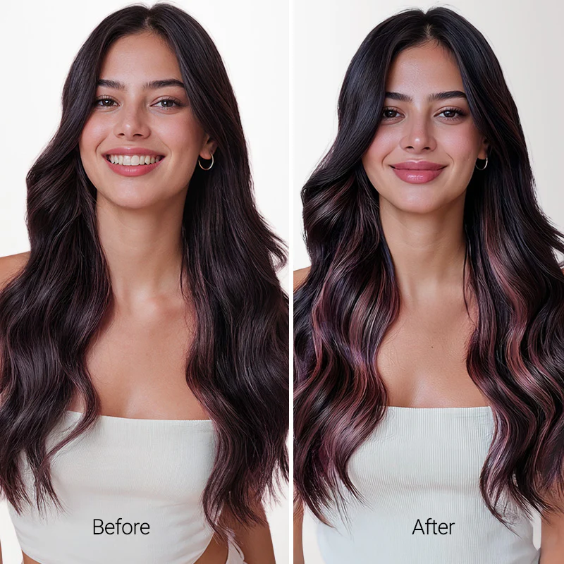 Tape-Ins Hair Extensions Colourful - Image 6
